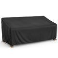 Mr.Cover 3-Seater Outdoor Couch Cover, Patio Furniture Covers Waterproof, Fits Up To 88W X 40D X 35H Inches, With Air Vent And Handles, Black