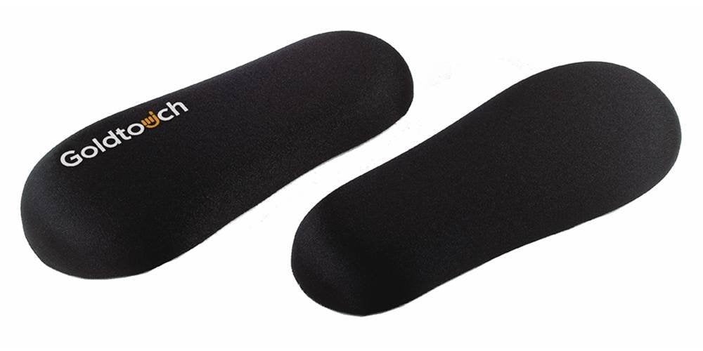 Goldtouch Gt7-0017 Gel-Filled Wrist Rests (Black)