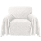 Turquoize Cotton Sofa Cover Couch Cover White Couch Protector Sofa Throw Cover For Couches Washable Sectional Sofa Couch Covers