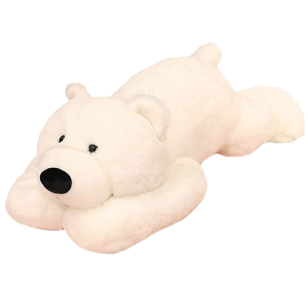 Doireum Weighted Stuffed Animals, Weighted Polar Bear Stuffed Animal Toy White Bear Weighted Plush Animals Throw Pillow Gifts fo