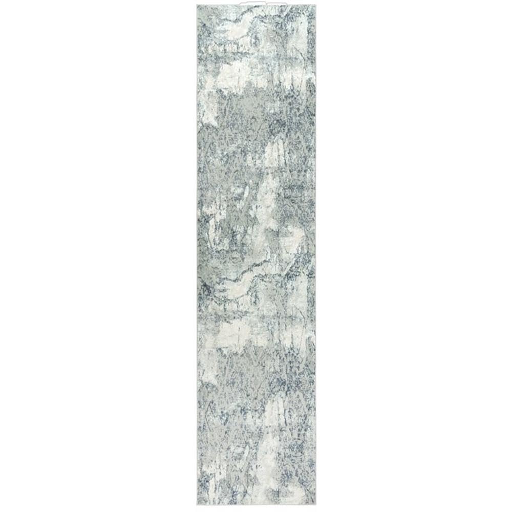 Rizzy Home Alora Decor Glamour 2'7" X 9'6" Cream/Gray/Rust/Blue Power-Loomed Area Rug