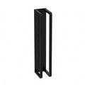 ATORSE RoundedRim WallMounted Towel Rack Ventilated Wall Mounted Towel Rack Unobstructed Design Black, 40CM