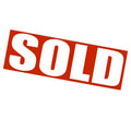 Sold Sign For Estate Rider,Reusable Magnetic And Adhesive Sticker Option,Magnetic Sold Sign For Realtors, Magnetic Sold Sign For