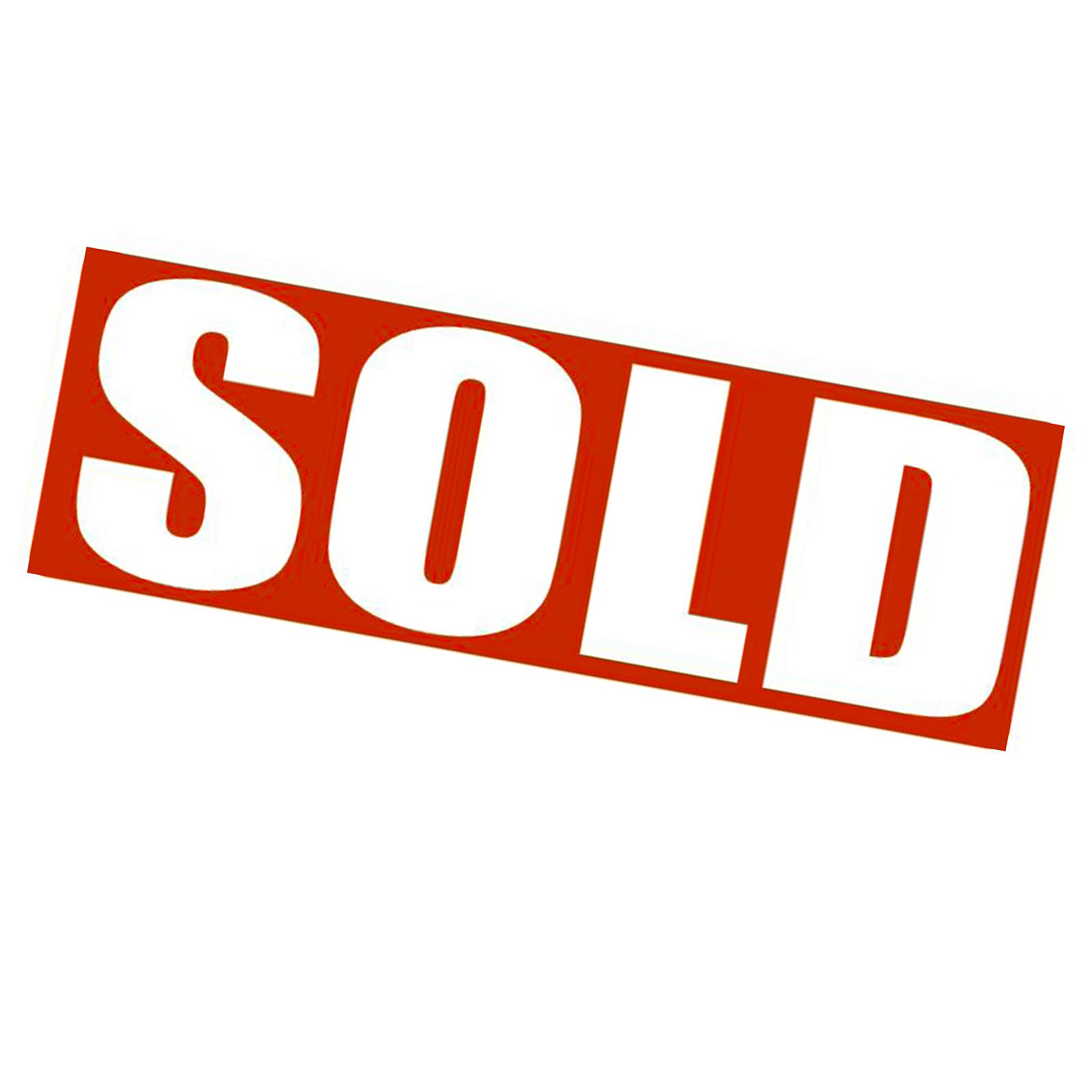 Sold Sign For Estate Rider,Reusable Magnetic And Adhesive Sticker Option,Magnetic Sold Sign For Realtors, Magnetic Sold Sign For