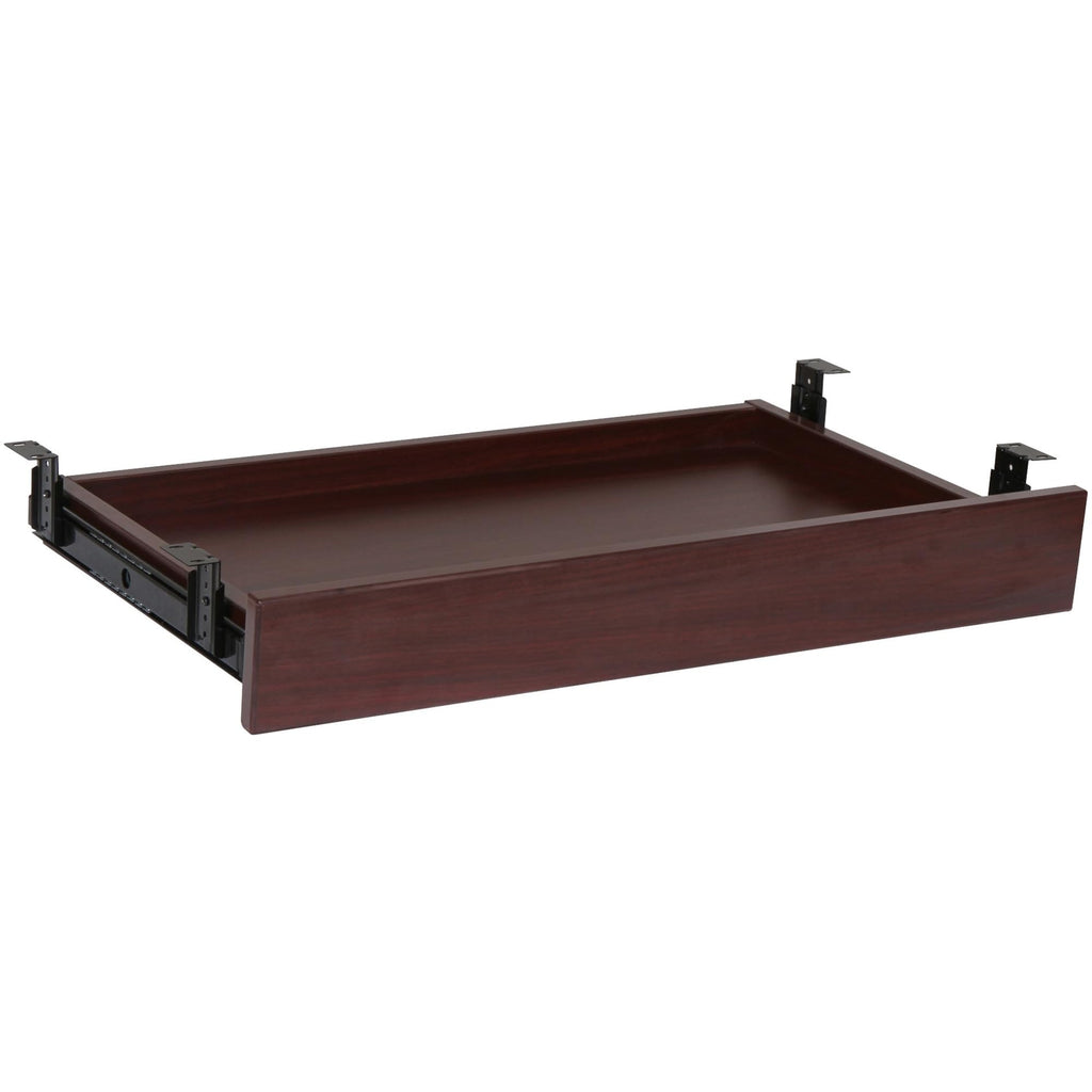 Lorell Mahogany Laminate Universal Center Drawer, Brown