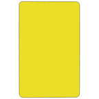 Flash Furniture 24X48 Yellow Activity Table, 24 W X 48 L