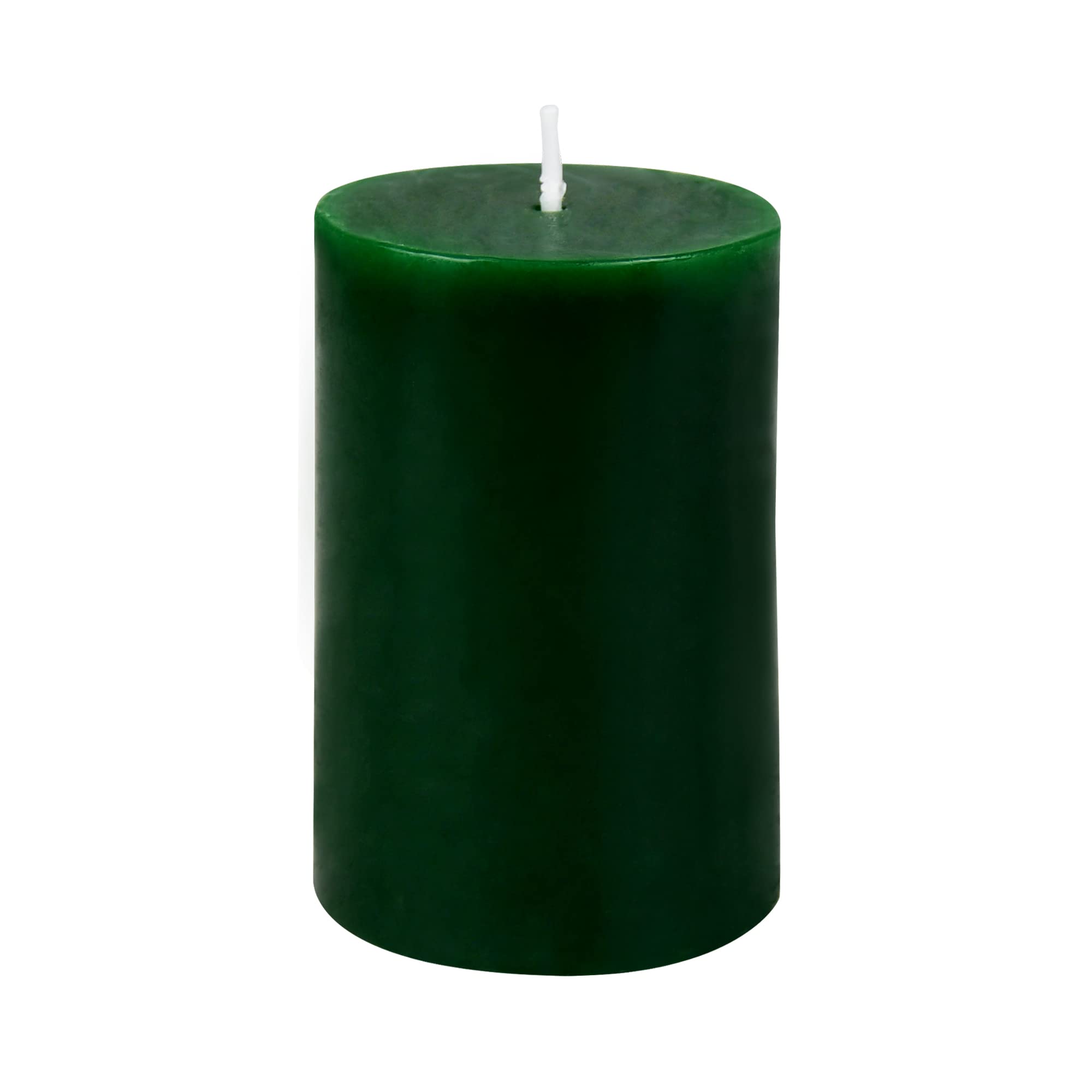 Jeco CPZ-2312 Hunter Green Pillar Candle, 2 Diameter x 3 H