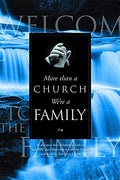 Welcome Folder-More Than A Church/Water (Pack Of 12)