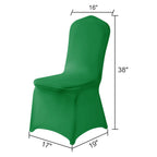 Algaiety Spandex Chair Cover,12Pcs,Chair Covers,Living Room Chair Covers,Removable Chair Cover Washable Protector Stretch Chair Cover For Party, Banquet,Wedding Event,Hotel(Emerald)