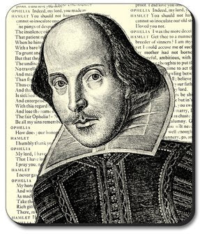 Art Plates Shakespeare Mouse Pad