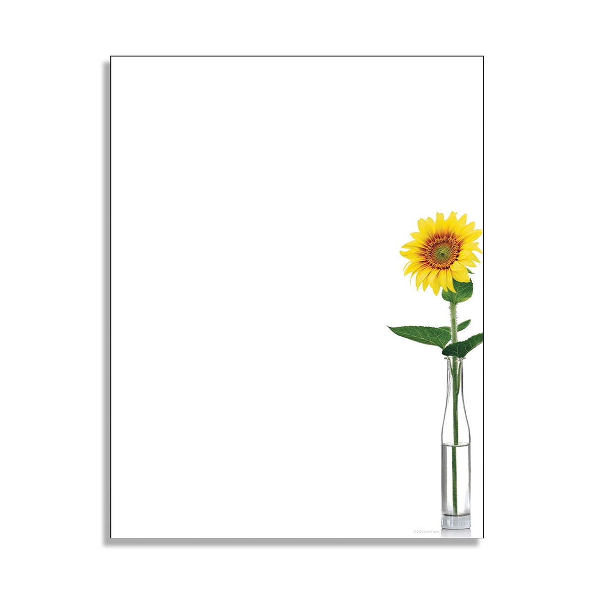 Sunflower Day Stationery Paper - 80 Sheets