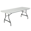 Lifetime 80306 Commercial Stackable Folding Table, 6, White