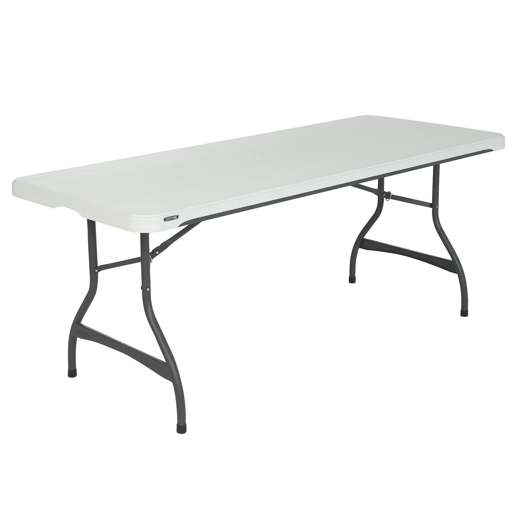 Lifetime 80306 Commercial Stackable Folding Table, 6, White