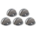 Design House 181883 Dome Door Stop, 5-Pack, Satin Nickel