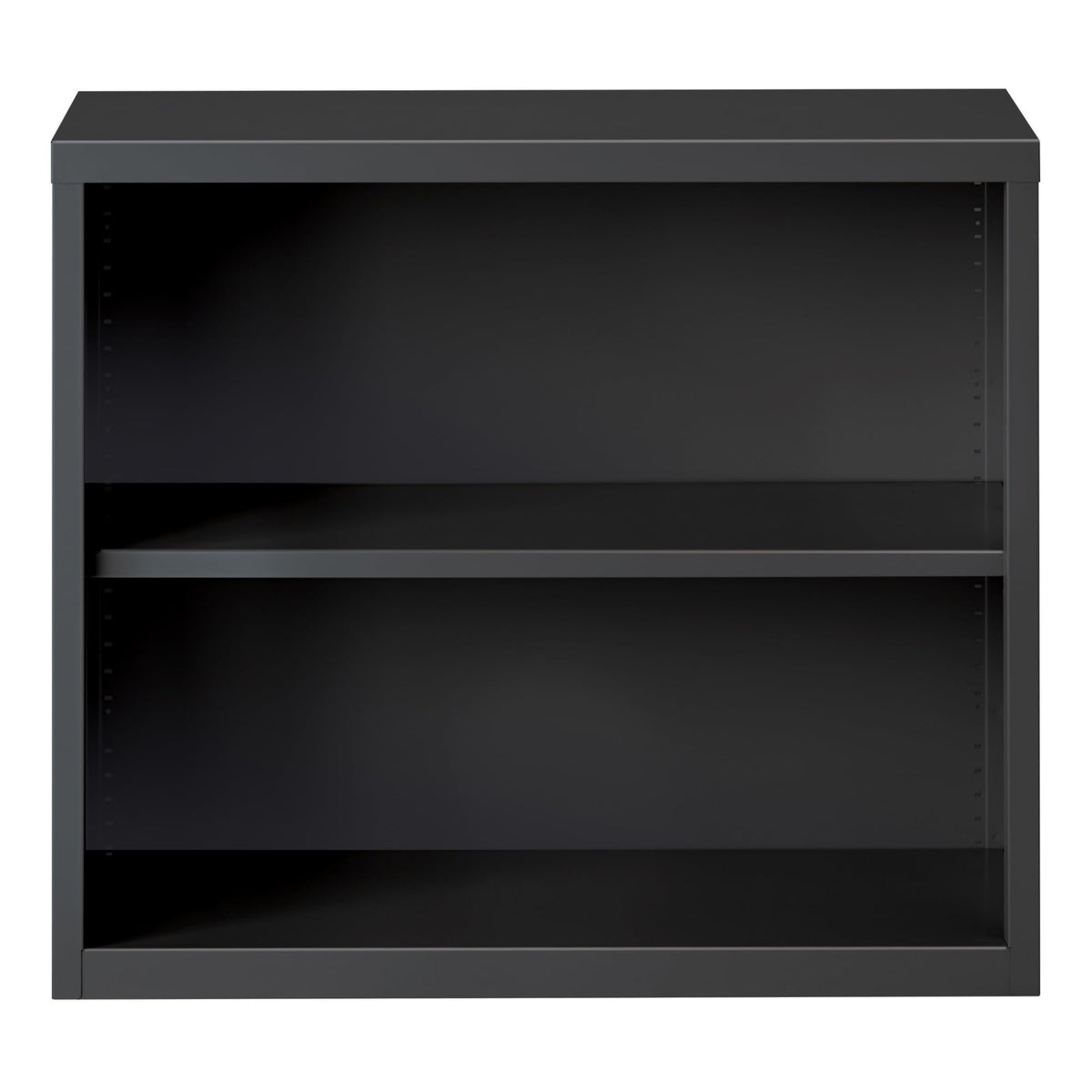 Lorell Fortress Series Charcoal Bookcase, 34.5" X 13.6" X 30"
