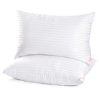 Eiue Hotel Collection Bed Pillows For Sleeping 2 Pack Queen Size,Pillows For Side And Back Sleepers,Super Soft Down Alternative