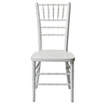 Commercial Seating Products European White Wood Dining Chairs, 1-Pack