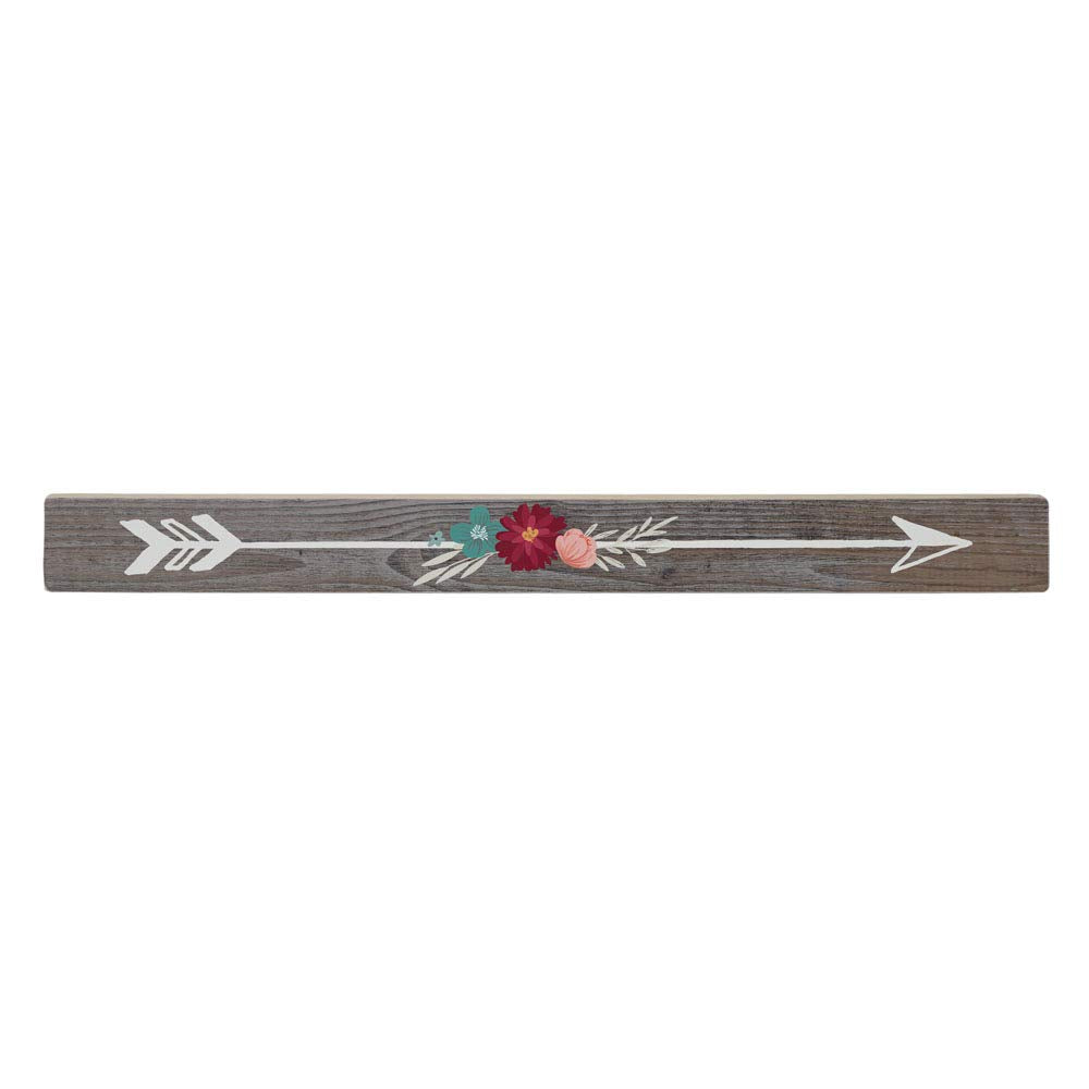Sincere Surroundings TLK1184 Wood Arrow 2, White