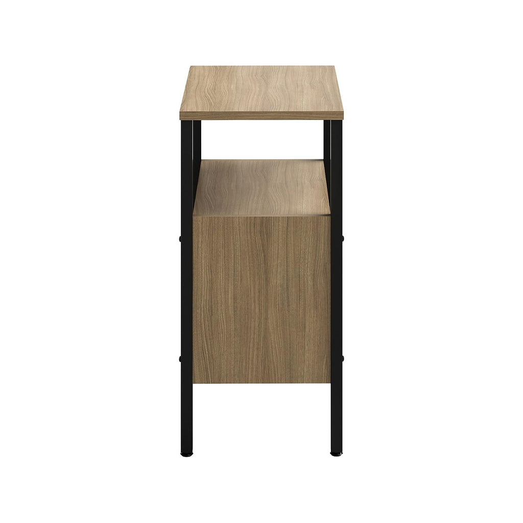 Safco Simple Storage Multi-Functional Wood Walnut Storage Unit