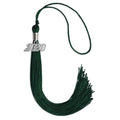 Endea Graduation Single Color Tassel with Silver Date Drop (Hunter Green, 2020)