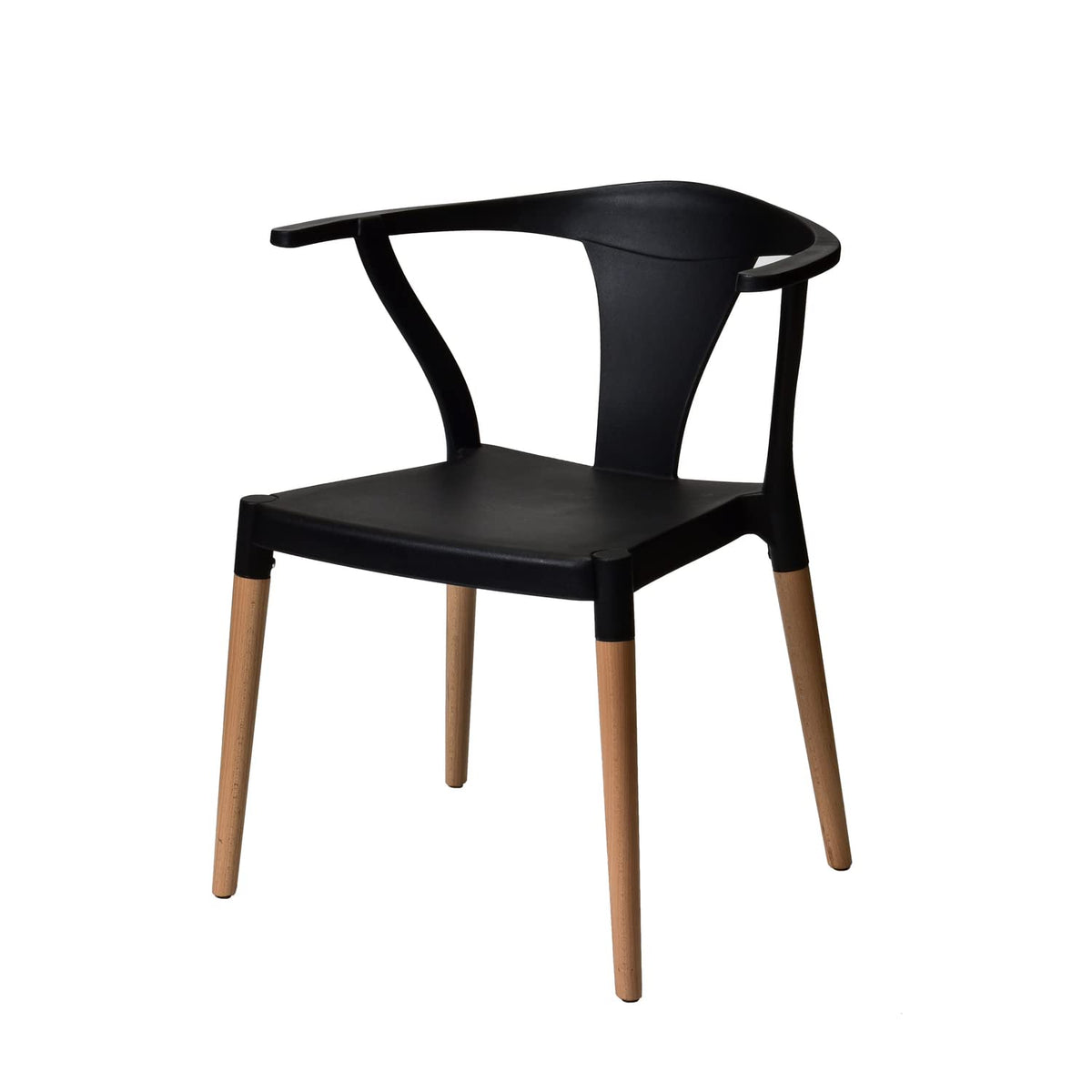 Commercial Seating Products Mid Century Modern White Dining Chairs