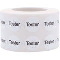 Spray Resistant Cosmetic Tester Labels .5 Inch Round Circle Dots 1,000 Total Adhesive Stickers