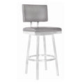 Armen Living Barstool, Vintage Gray 26'' Counter Height