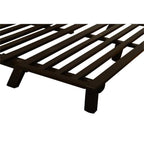 Kodiak Furniture Carson Full-Size Wood Futon Frame Java Brown Pine KFCRJVFRAME1