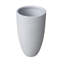 Crete Series Poly Stone Planter in Black 21.3 Dia, 39.4 High