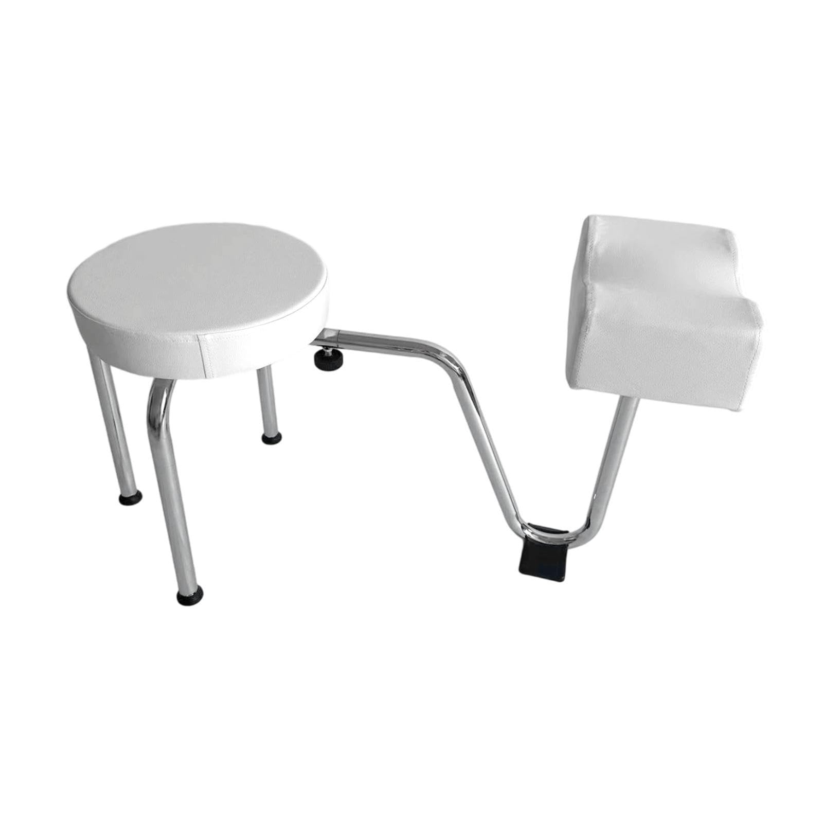Club BollywoodPedicure Manicure Stool With Footrest Anti Skid Shop Beauty Salon Adjustable White|Health & Beauty|Nail Care Manic