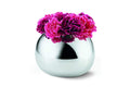 Philippi Bella Vase Small, Stainless Steel, Silver, 16  x 16  x 12  cm
