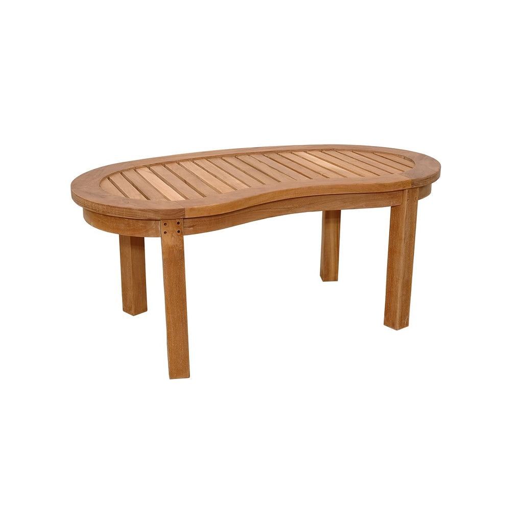 Anderson Teak Kidney Curve Table