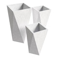 Aloe Series Planter set in White