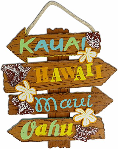 Hawaiian Islands Sign 11.375' X 0.5' X 12'