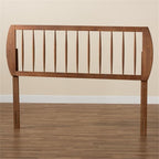 Baxton Studio Norman Modern and Contemporary Transitional Ash Walnut Finished Wood Full Size Headboard