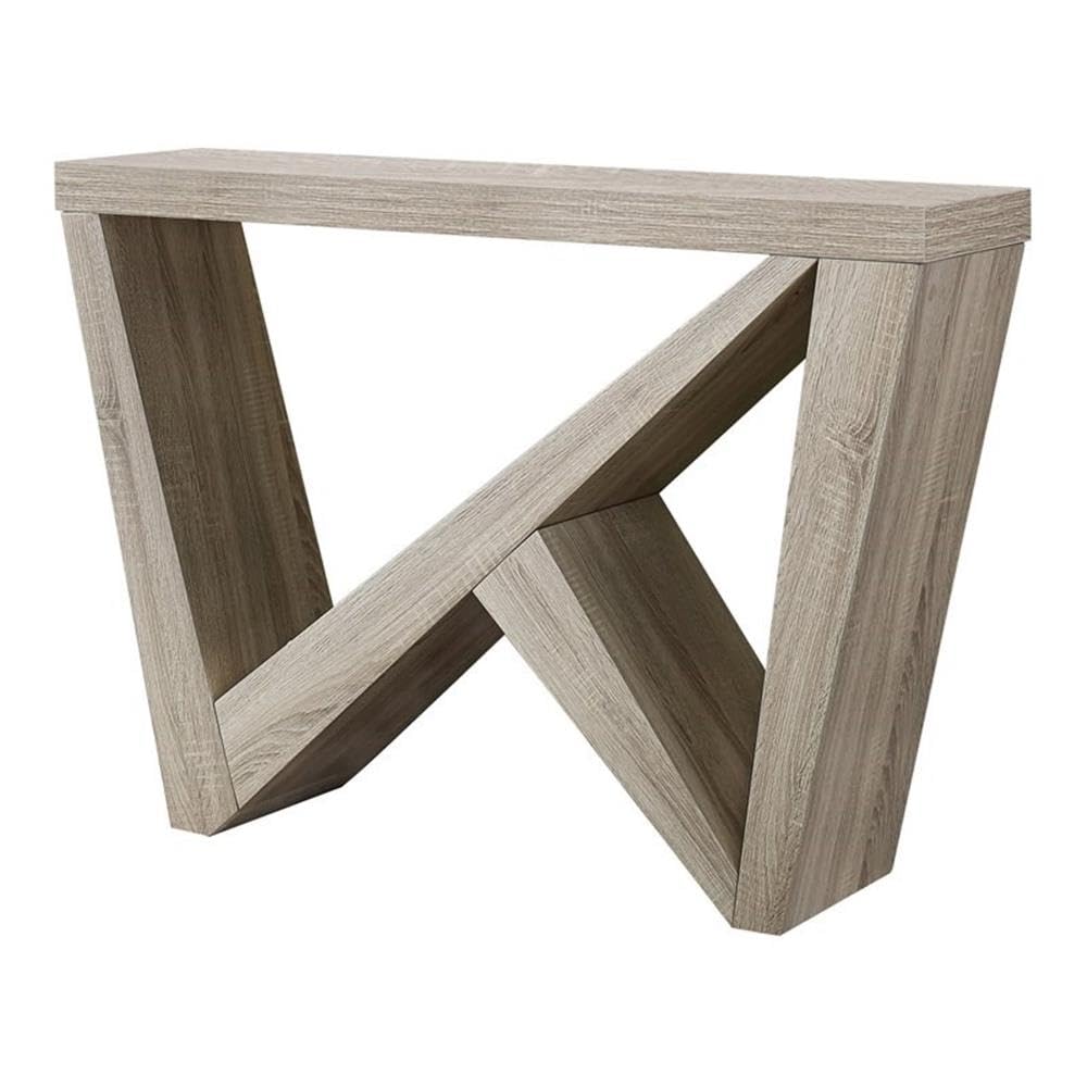 Monarch Specialties Dark Taupe Hall Console Accent Table, 48inch