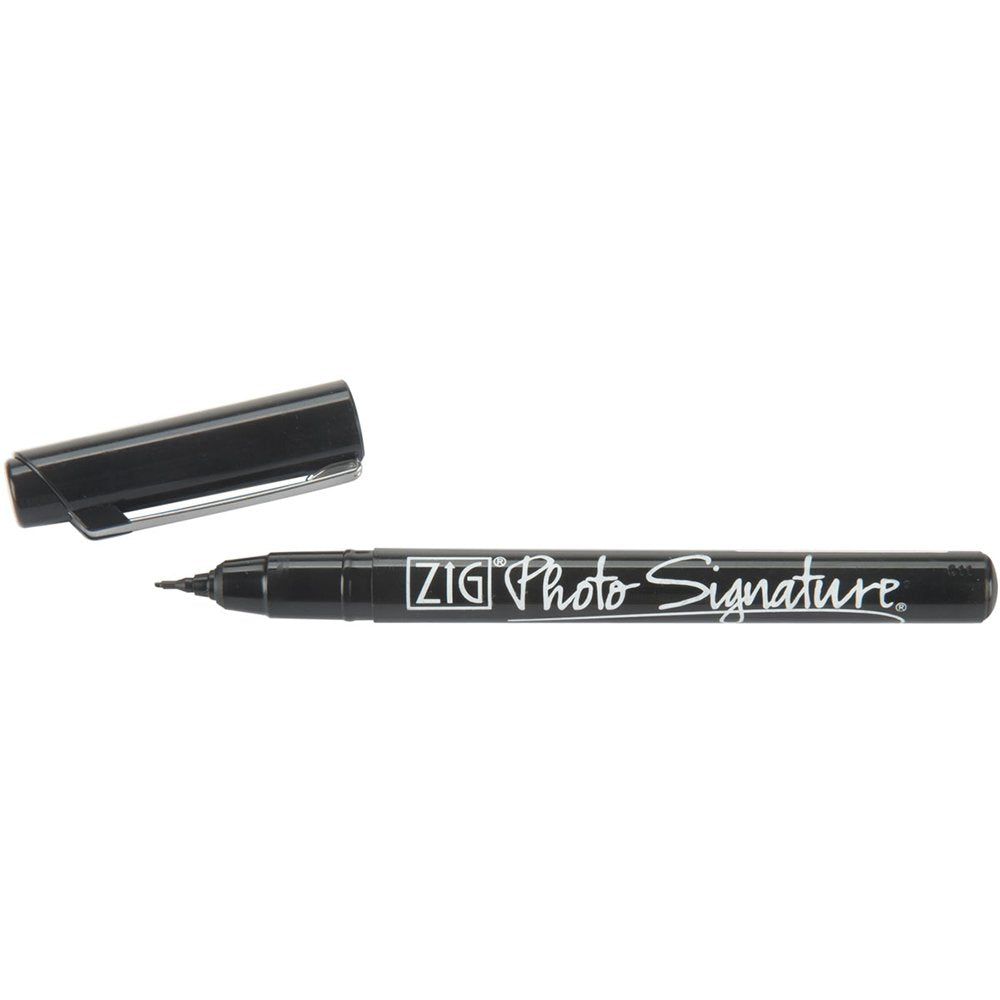 Zig Photo Signature Pen, Black, Pack Of 12