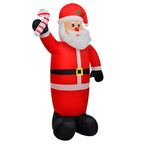 vidaXL Christmas Inflatable Santa Claus with LEDs 94.5"
