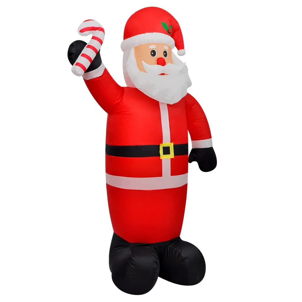 vidaXL Christmas Inflatable Santa Claus with LEDs 94.5"