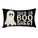 AACORS Halloween Pillow Cover 12X20 Inch Ghost Funny Halloween Saying Decoration Holiday Farmhouse Pillow Case Decor for Home So