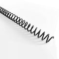 Totiyea 100 Pack Plastic Spiral Binding Coils,10Mm(3/8') Binding Spirals,75 Sheet Capacity,4:1 Pitch, Black