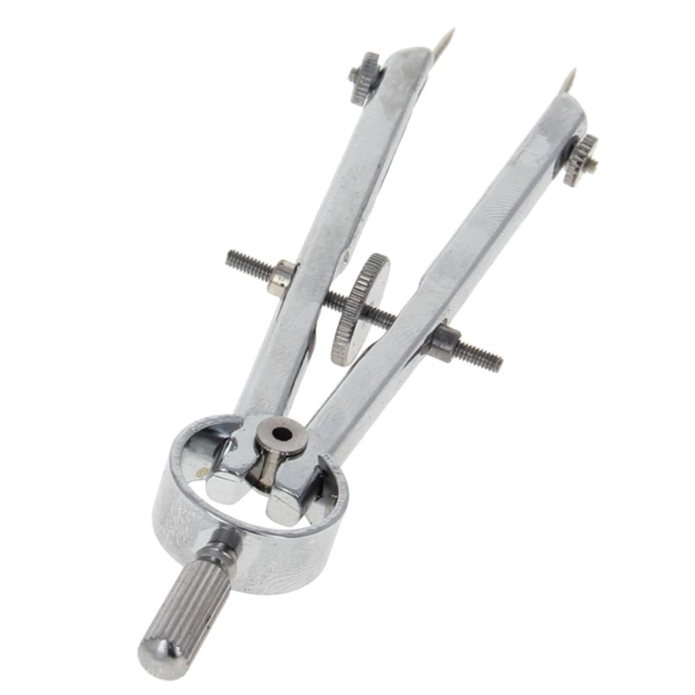 Utoolmart Professional Geometry Compass, Spring Bow Compass,Math Compass, Drawing Compass, Metal Precision Compass With Lock For