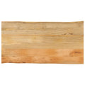 vidaXL Table Top 47.2inchx23.6inchx1inch Live Edge Solid Wood Mango