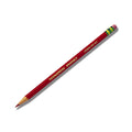 Ticonderoga Erasable Checking Pencils, 2.6 Mm, Red, Pack Of 4 Pencils