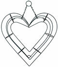 15 Wire Wreath Frame - Heart Living Wreath Form