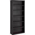 Lorell Fortress Series Charcoal Bookcase, 34.5" X 13" X 82"