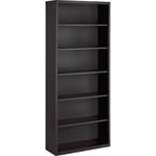 Lorell Fortress Series Charcoal Bookcase, 34.5" X 13" X 82"