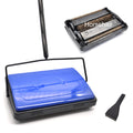 EZ SPARES Quiet Carpet Sweeper, Floor Sweeper with Horsehair Roller Brush Strong,Suitable for Carpet Cleaning Power,Bristle Swee