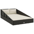 vidaXL Garden Bed Black 79.1x54.7 Poly Rattan