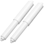 2 Pack - 6-1/4'' White Toilet Paper Holder Spring Loaded Roller Replacement (A-2615)